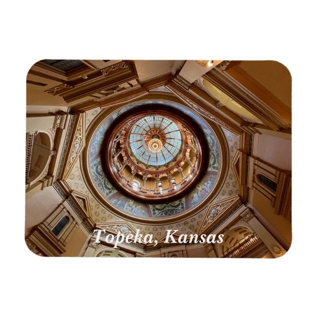 Íman Topeka State Capitol dome (Horizontal)