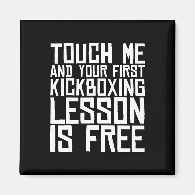 Íman Toque-me E Sua Primeira Aula De Kickboxing É Gráti (Frente)