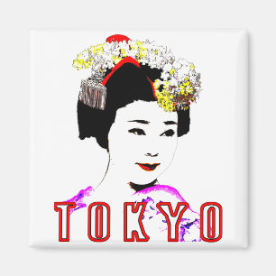 Íman Tóquio Geisha Magnet