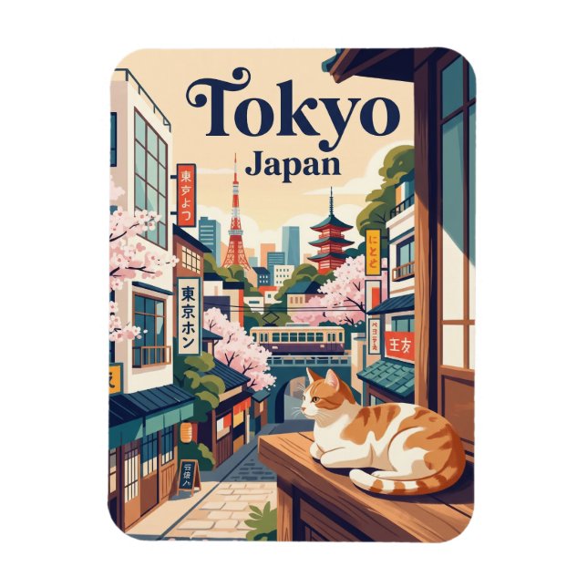 Íman Tóquio Japão (Vertical)
