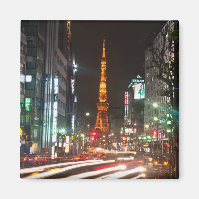Íman Tóquio, Japão. A Torre de Tóquio é uma comunicação (Frente)