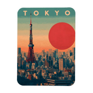 Íman Tóquio Japão vintage