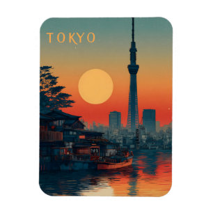 Íman Tóquio Japão vintage
