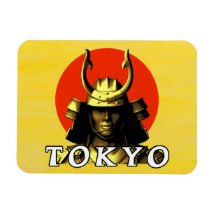 Íman Tóquio Samurai Japão Premium Magnet