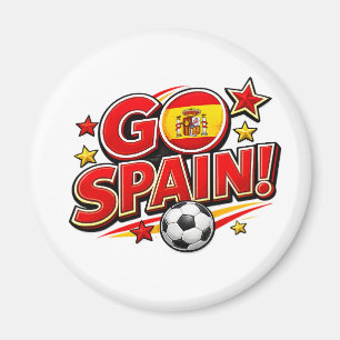 Íman TORCEDOR DE FUTEBOL DA ESPANHA    Pé Patriótico da