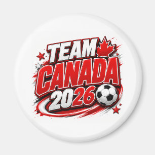 Íman TORCIDA CANADÁ 2026 Fã de Futebol Canadense