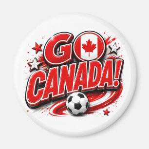 Íman TORCIDA DO CANADA Fã de Futebol Patriótico Cana