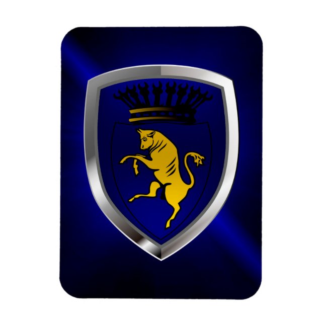 Íman Torino Mettalic Emblem (Vertical)