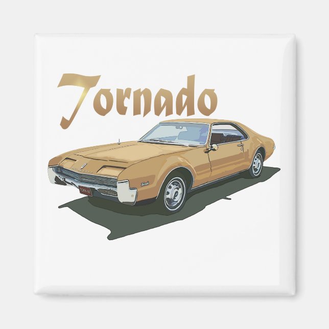 Íman Tornado Dourado (Frente)