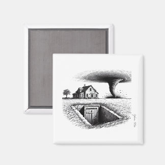 Íman Tornado House Cellar com Cruz