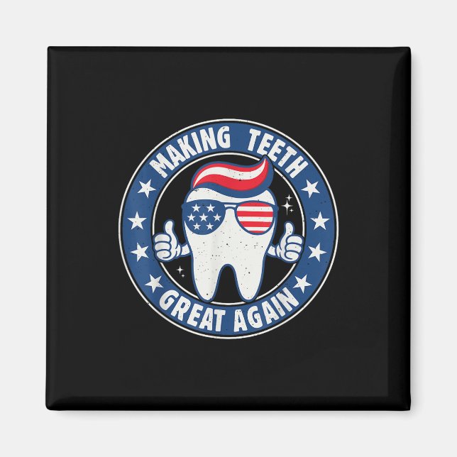Íman Tornando os Dentes Ótimos Novamente 4 De Julho Saú (Frente)