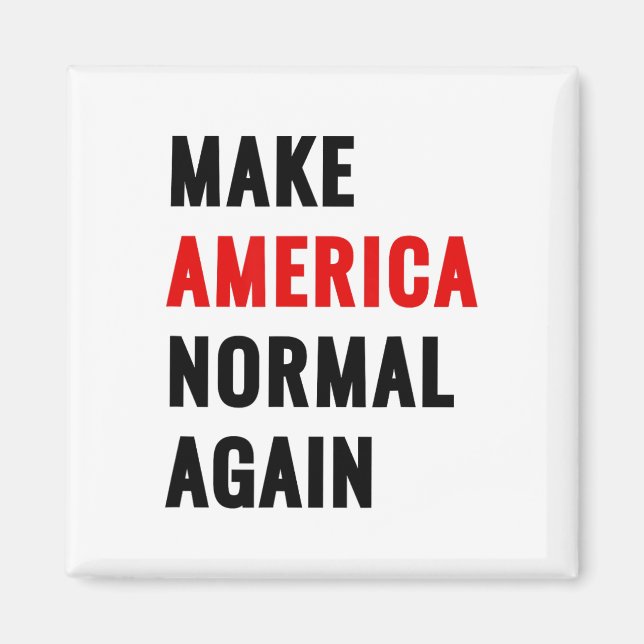 Íman Tornar a América Normal de Novo  (Frente)