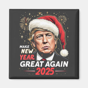 Íman Tornar Excelente do Ano Novo Novamente 2025 Trump 