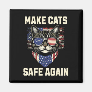 Íman Tornar Gatos Seguros Novamente Trump Gatos Para Tr