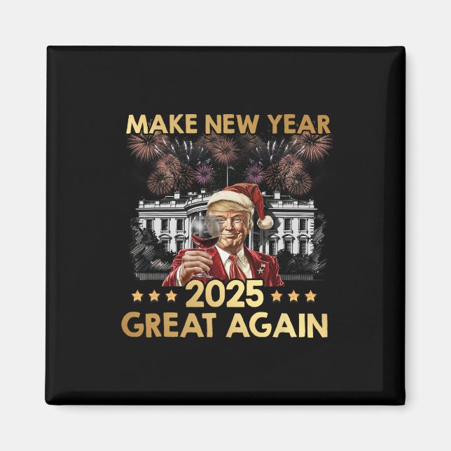 Íman Tornar O Excelente Do Ano Novo 2025 Novamente Engr (Frente)