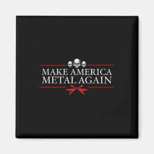 Íman Torne a América Metal novamente Trump Rock Heavy M