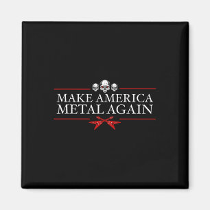 Íman Torne A América Metal Novamente Trump Rock Heavy M