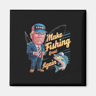 Íman Torne a Pesca Grande Novamente Trump Humor Pescado