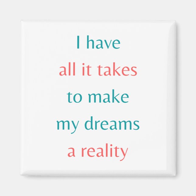 Íman Torne meus sonhos uma realidade (Frente)