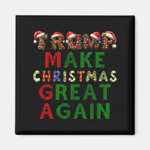 Íman Torne o Natal Grande Novamente Engraçado Donald Tr