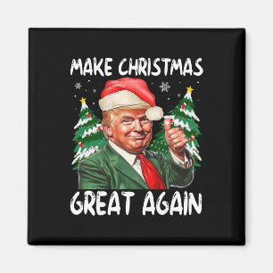 Íman Torne o Natal Grande Novamente Funny Santa Trump 2