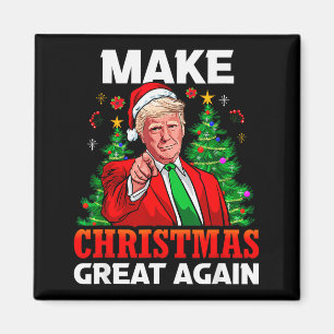 Íman Torne o Natal Grande Novamente Papai Noel Presiden