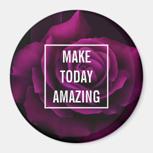 Íman Torne o Rosa roxo incrível de hoje Inspiração
