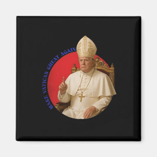 Íman Torne o Vaticano Grande Novamente Funny Papa Trump