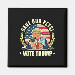 Íman Torne Os Animais Seguros A Votar Para Trump Vance 