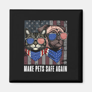 Íman Torne Os Animais Seguros Novamente Trump Harris De