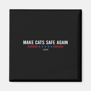 Íman Torne Os Gatos Seguros Novamente Engraçados Trump