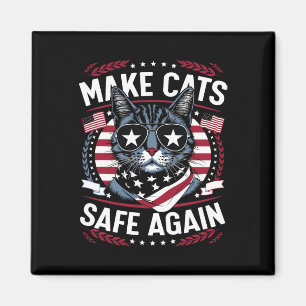 Íman Torne os Gatos Seguros Novamente Trump Gatos Para