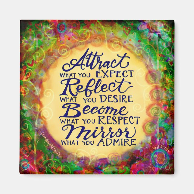 Íman Torne-se o que procura nos outros (Frente)