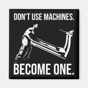 Íman Torne-Se Uma Máquina - Cartoon, Forte, Treadmill