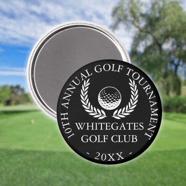 Íman Torneio de Clube de Golfe Personalizado (Golf Club Tournament Personalized Magnet)