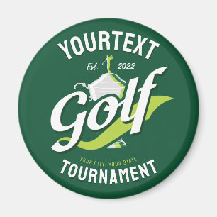 Íman Torneio de Golfe do nome Pro Golf Torphy Golfing