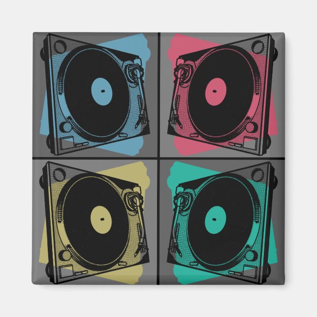 Íman Torneiras de Arte Pop Retro (Frente)