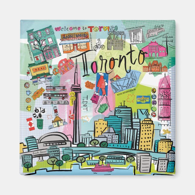 Íman Toronto, Canadá (Frente)