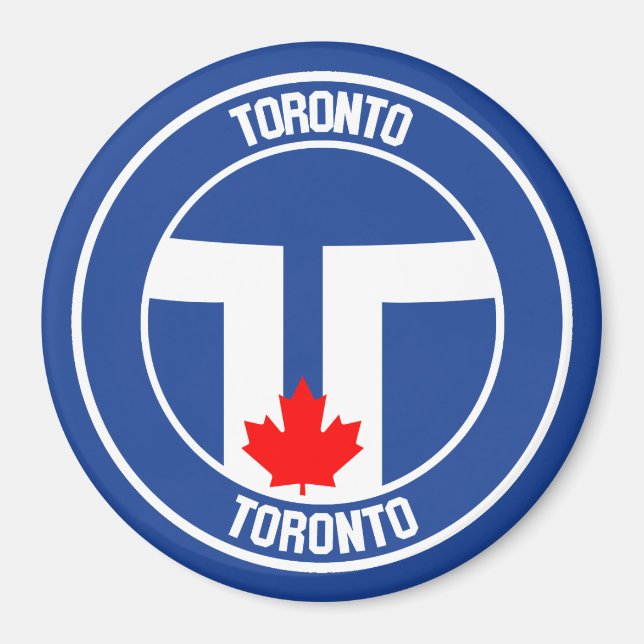 Íman Toronto Round Emblem (Frente)