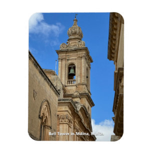 Íman Torre Bell em Mdina, Malta.