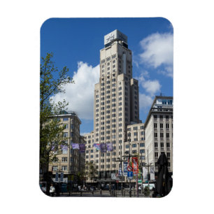 Íman Torre Boerentoren em Art Déco, panorama de Antuérp