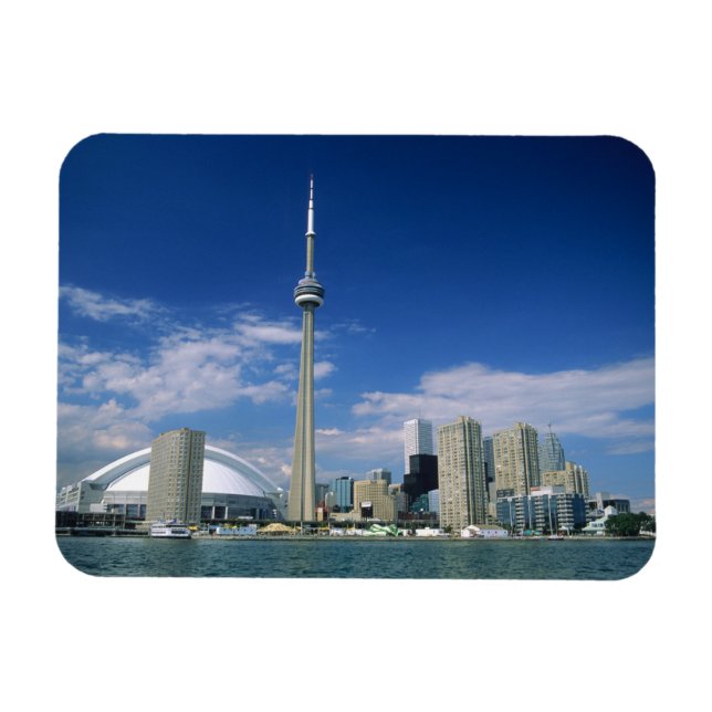 Íman Torre CN e Skydome em Toronto, Ontário, (Horizontal)