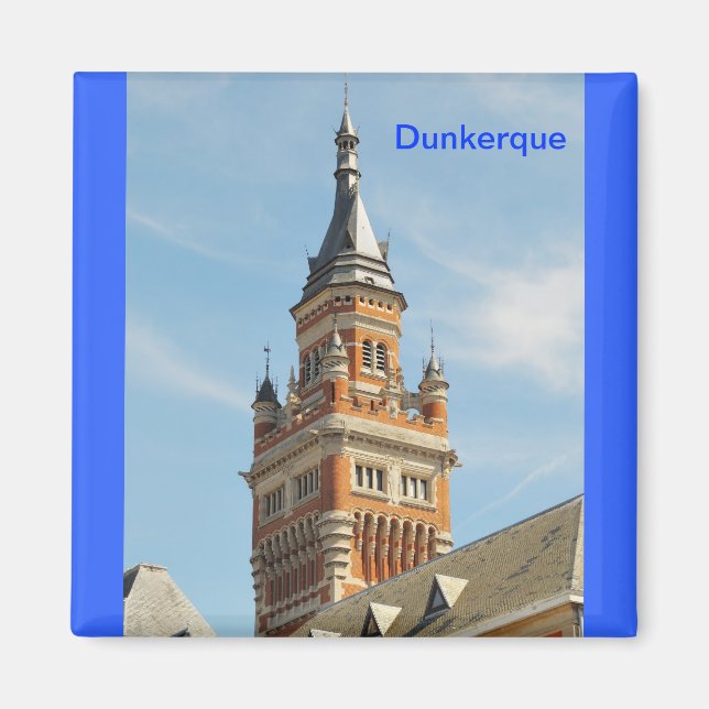 Íman torre da Câmara Municipal de Dunkerque (Frente)