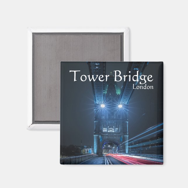 Íman Torre da Ponte de Londres Lembrança (Front/Back)