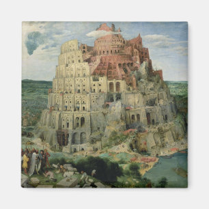 Íman Torre de Babel, 1563 (óleo no painel)