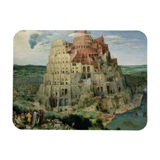 Íman Torre de Babel, 1563 (óleo no painel) (Horizontal)