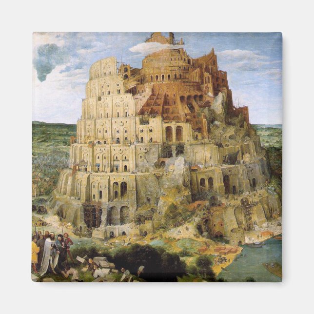 Íman Torre de Babel - Peter Bruegel (Frente)