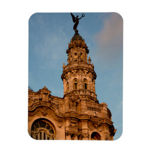 Íman Torre de edifício antigo, Havana, Cuba