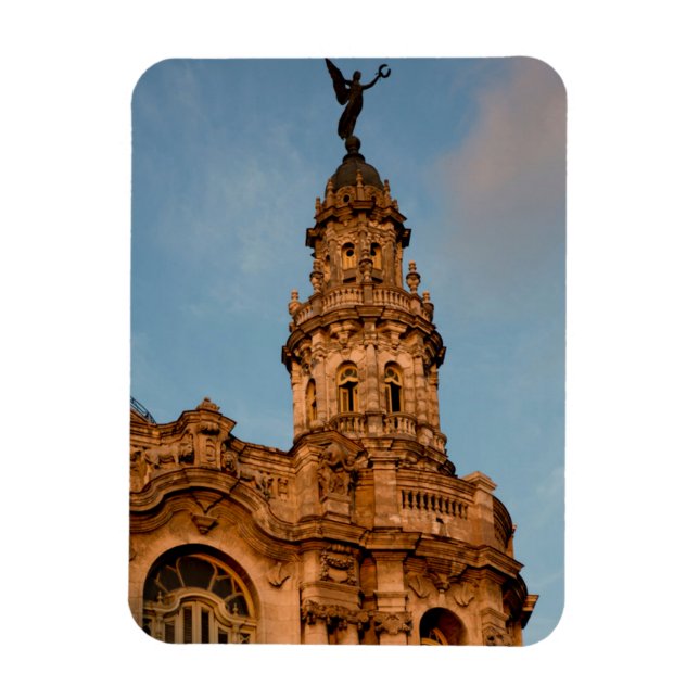 Íman Torre de edifício antigo, Havana, Cuba (Vertical)