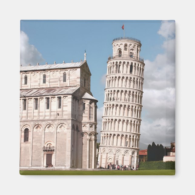 Íman Torre de Pisa Itália Europa Viagem (Frente)